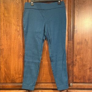 Worthington Petite Navy Patterned Jeggings